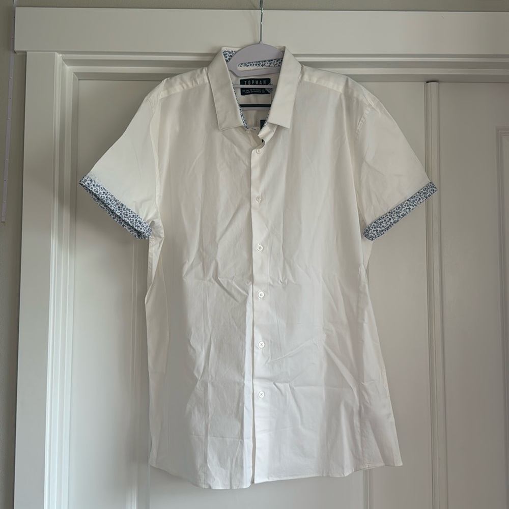 Topman Muscle Fit short sleeve shirt